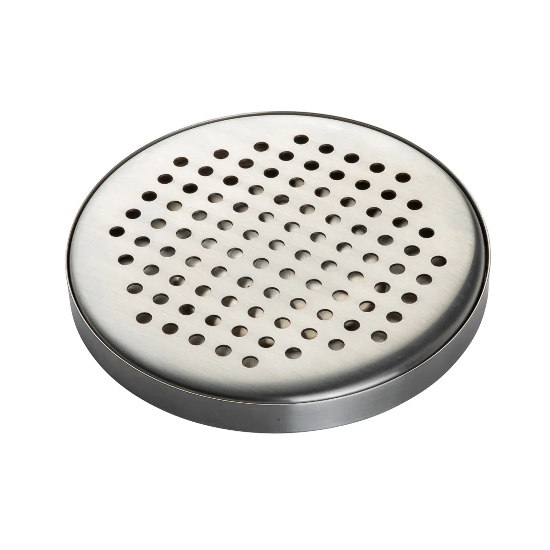 TableCraft 11172 Drip Tray – 5-1/2" Round Stainless Steel, 5-1/2 oz, Silver