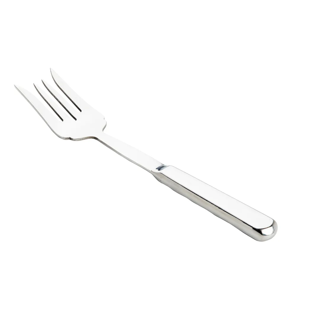 TableCraft Products 11630 Four‑Tine Serving Fork, 10.75" Length, Hollow Handle, 18/0 Stainless Steel