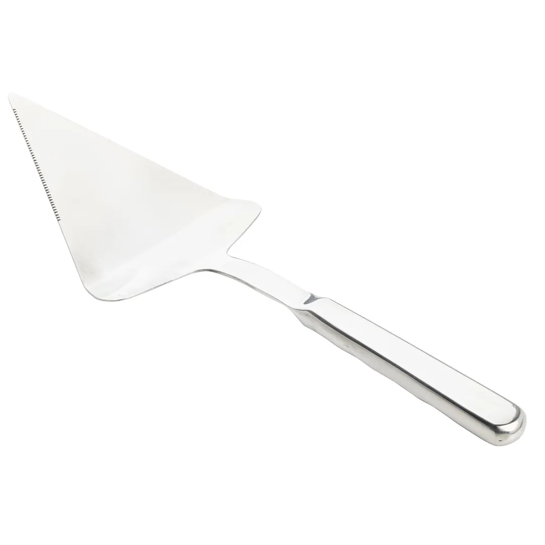 TableCraft 11634 - Holden Cake Server, 11" Length, 18/0 Stainless Steel, Hollow Handle, Serrated Edge