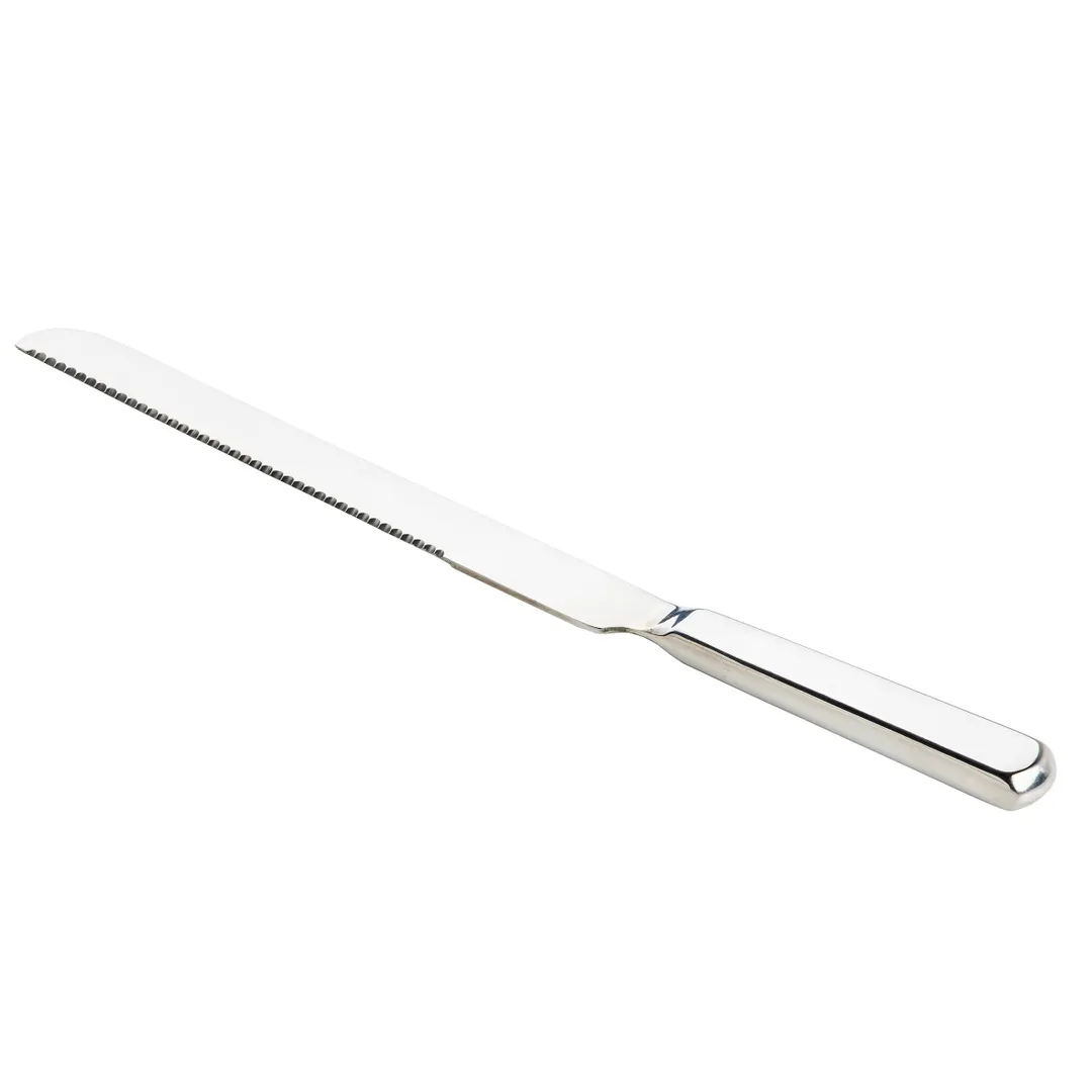 TableCraft Products 11638 - Stamped Stainless Steel Bread Knife 13.75" x .75" x .5", 18-0 Steel