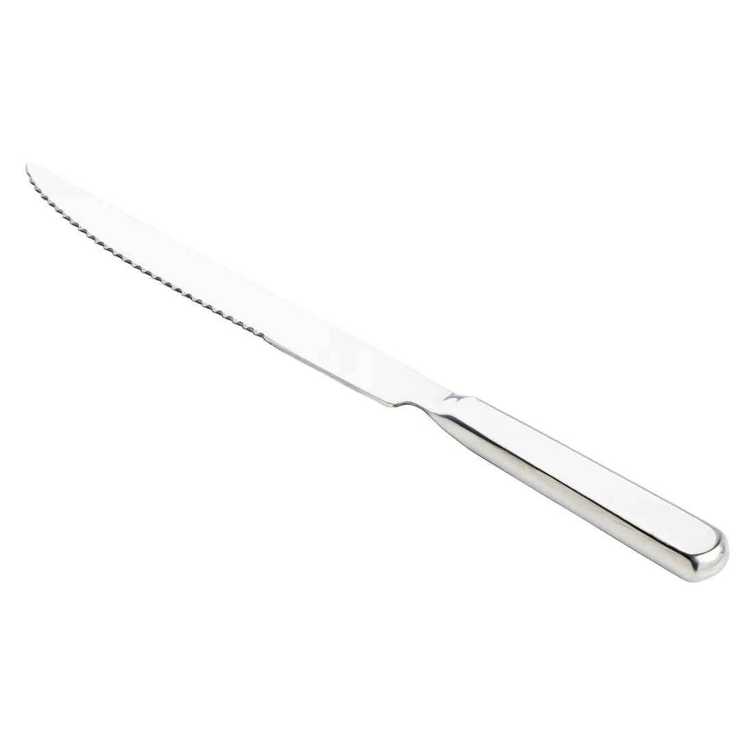 TableCraft 11639 – Stamped Steak Knife, 13" x .75" x .5", 18/0 Stainless Steel, One‑Piece Handle