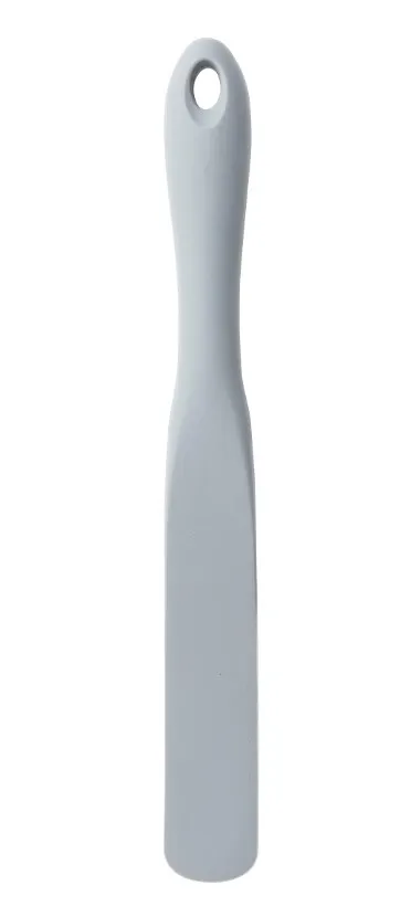 TableCraft Products 11840 Spatula Spurtle, 1"W x 0.625"D x 8.75"H, Narrow, Silicone/Nylon, Gray