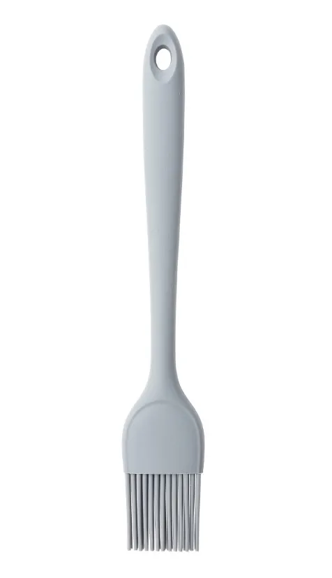 TableCraft Products 11841 - Silicone Basting Brush, 1", 8" Handle, Gray, 1.3125"W x0.5"D x8.25"H