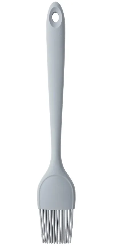 TableCraft Products 11842 - Silicone Basting Brush, 2" Brush, 10" Silicone Handle, Gray, NSF