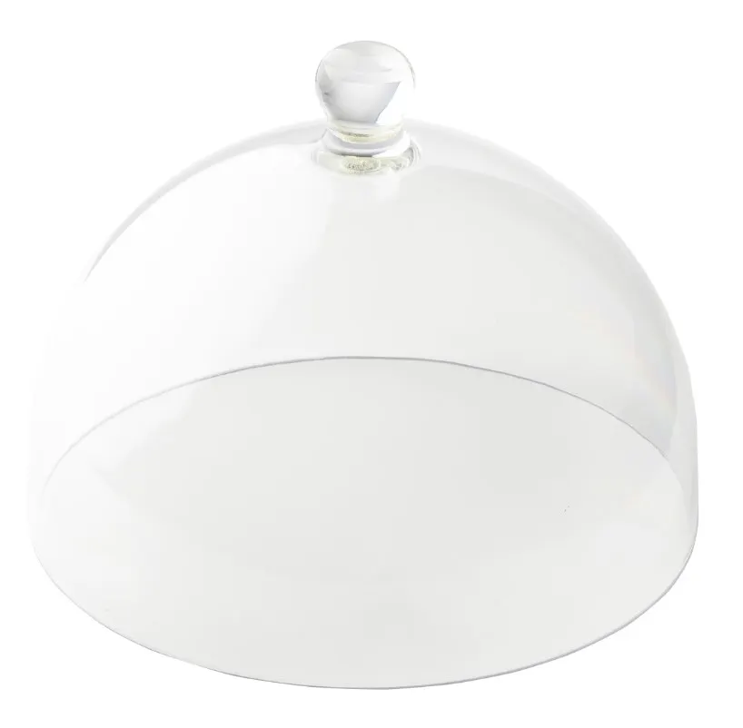TableCraft 11884 Clear Cake Dome Cover – 11.75”W x 11.75”D x 8.75”H, Styrene‑Acrylonitrile Plastic