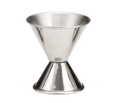 TableCraft Products 1204 Jigger – 3/4 oz & 1-1/2 oz Combo, Dishwasher‑Safe, 18/8 Stainless Steel