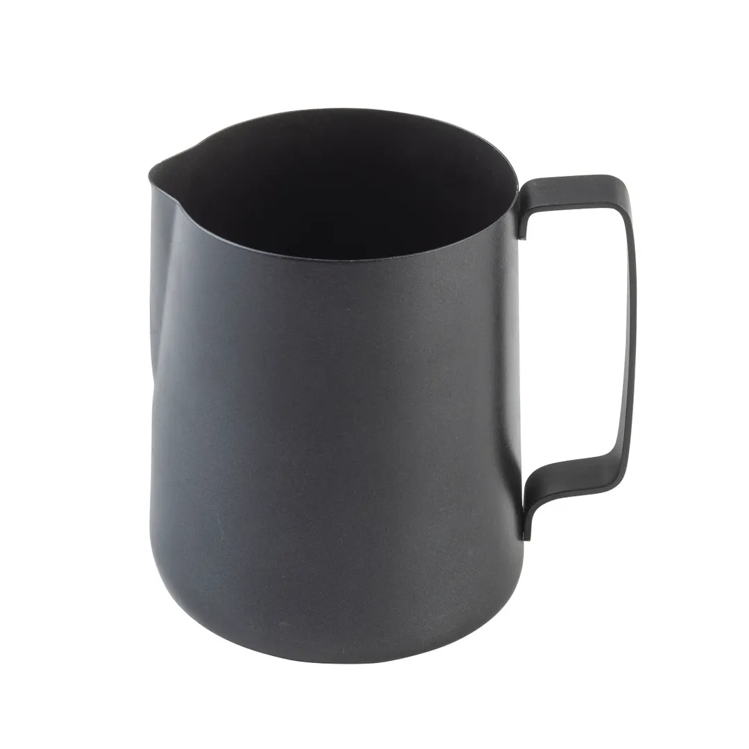 TableCraft Products 12062 - 24oz Stainless Creamer, Frothing Cup, PTFE, 5.25"x4.125"x4.75"
