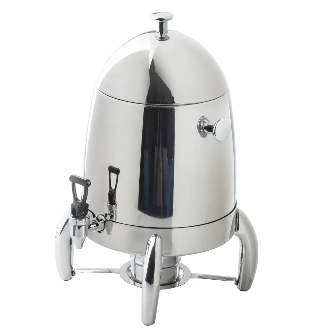 TableCraft Products 12154 Coffee Chafer Urn - 3-Gallon Stainless Steel, 13-3/4" x 12-1/4" x 19-3/4"