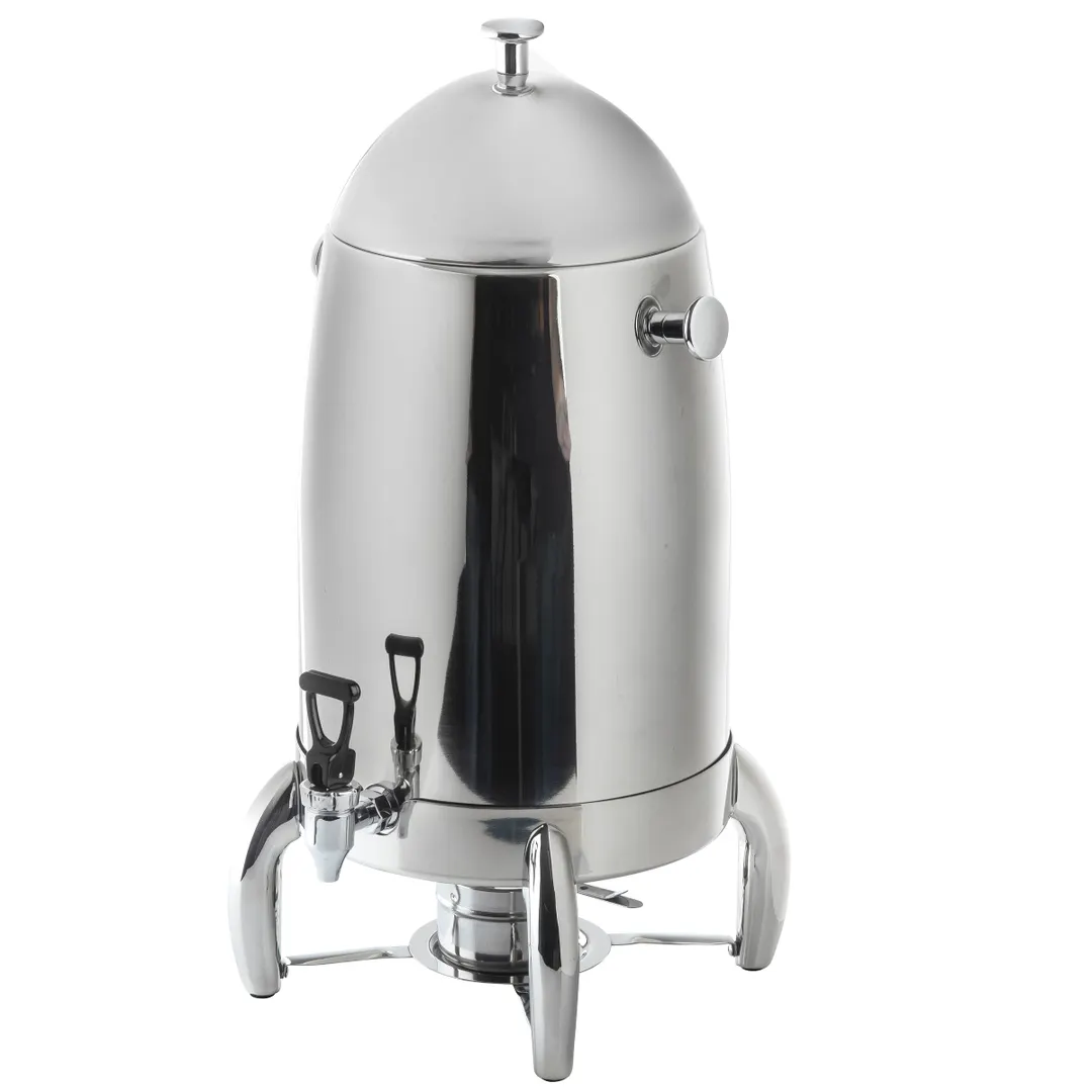TableCraft Products 12155 - 5-Gallon Stainless Steel Coffee Chafer Urn, 13-3/4" x 12-1/4" x 24-1/2"