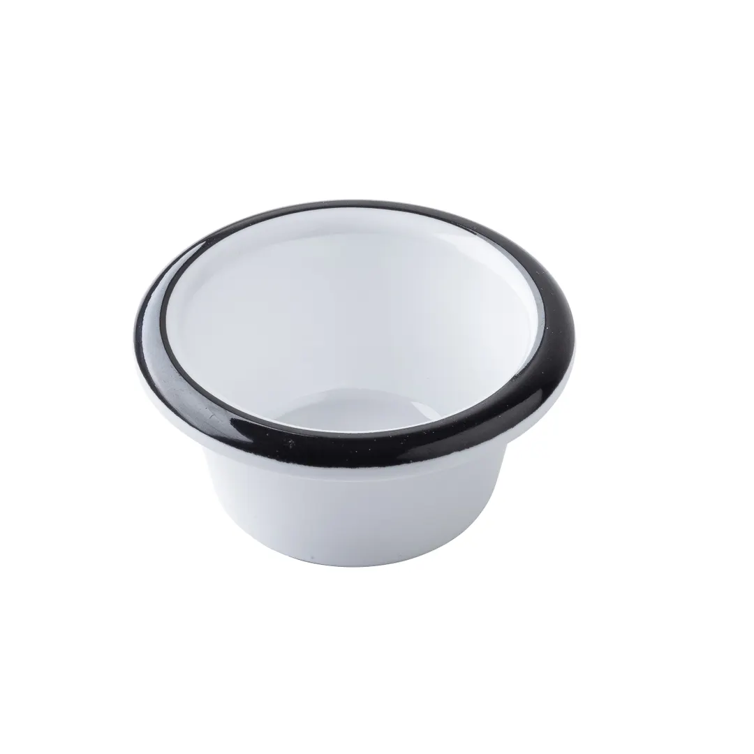 TableCraft Products 12214 Canteen Ramekin, 2 oz, 2.75" x 2.75" x 1.375" Round Melamine White