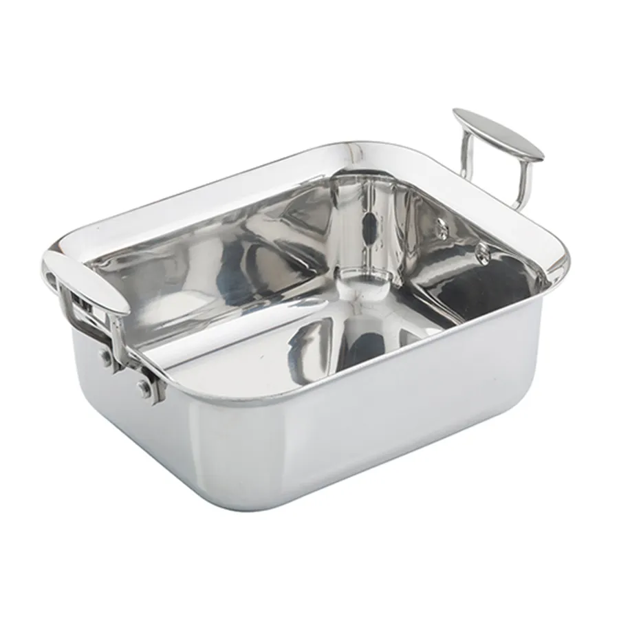 TableCraft 123508 5-Qt 1/2 Stainless Steel Steam Table Pan 11"x9"x4" Mirror Induction