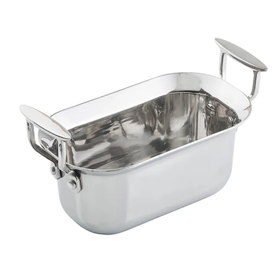 TableCraft 123510 - 3-Qt Stainless Steam Table Pan, 11" x 5-7/8" x 4", Induction, Dishwasher Safe