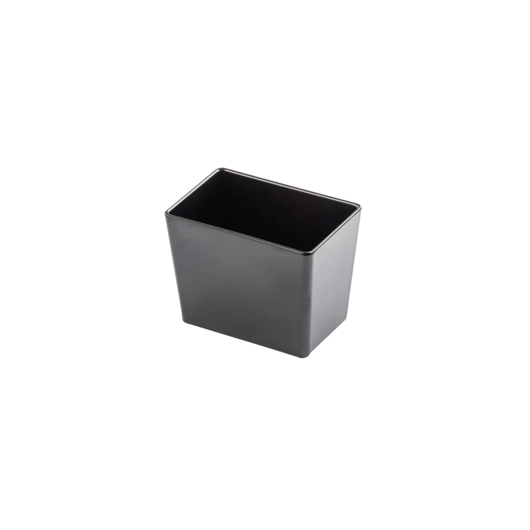 TableCraft Products 12556 - 1.5 Qt Black Melamine Bowl, 5" x 6.375" x 5"