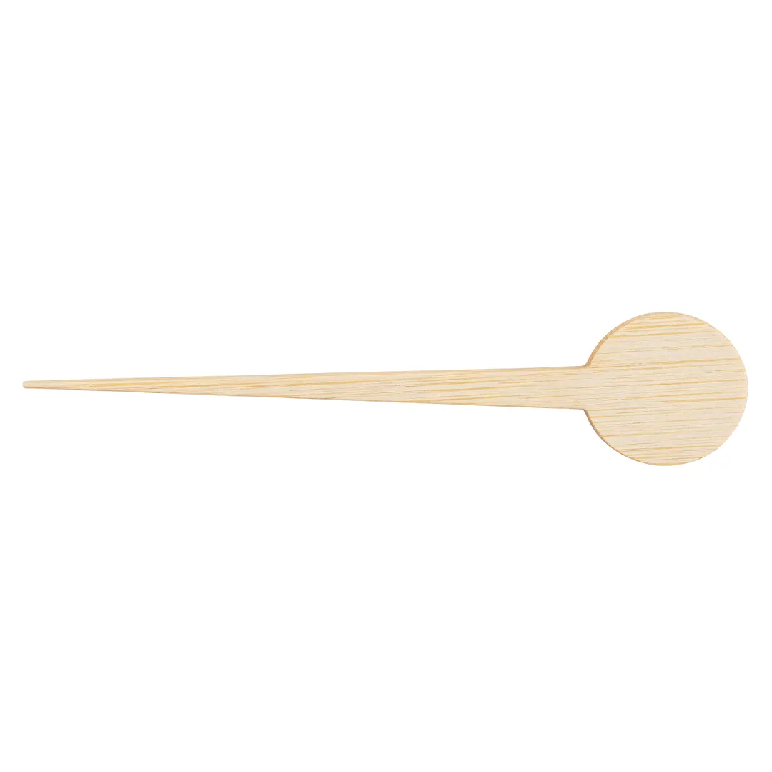 TableCraft Products 12592 - Round Bamboo Food Picks, 0.75" x 0.088" x 3.5", 2"-3" Length - 100/Pack