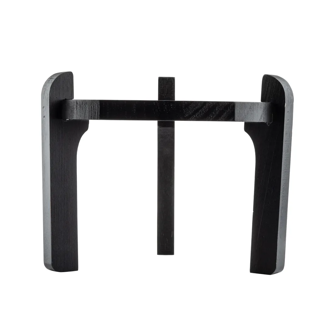 TableCraft 12653 Stand - 10" x 10" x 8" Painted Wood, Black, Fits BDG1000/2000/3000/10090/10699