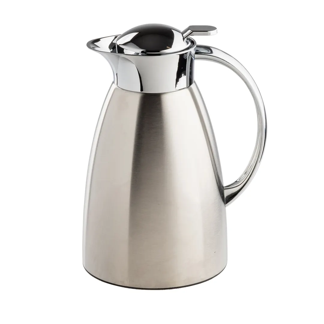 TableCraft 12675 Beverage Server – 50oz Carafe, 7" x 5.5" x 9.25", 18/8 Stainless Steel