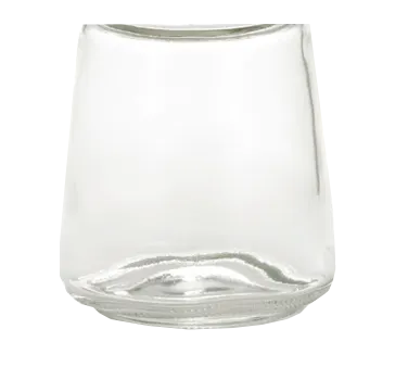 TableCraft Products 1271J Dispenser Jar, 12 oz Glass, Dishwasher Safe, Poly Construction