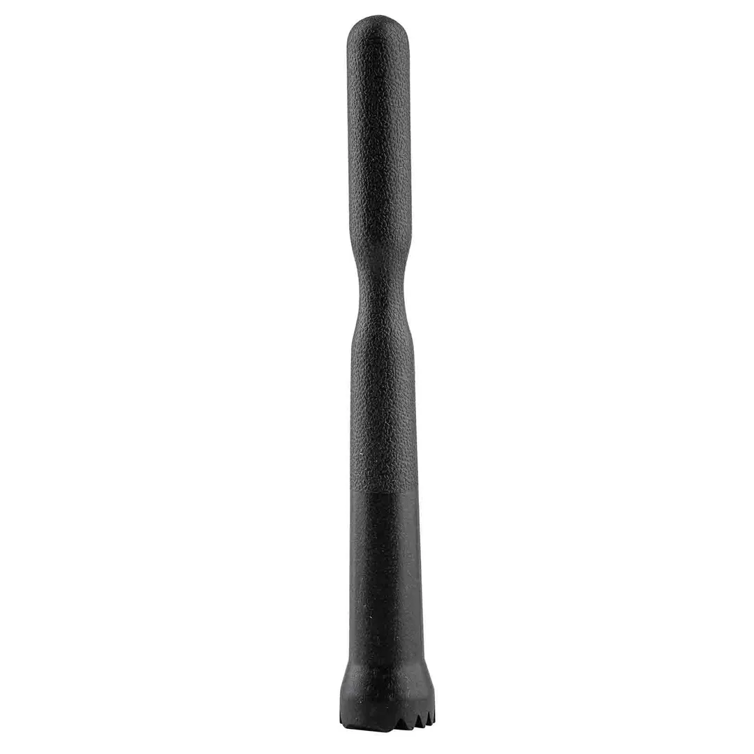 TableCraft Products 12888 Muddler – 1-1/4" x 1-1/4" x 8-1/2", ABS Plastic, Black, Bar Utensil