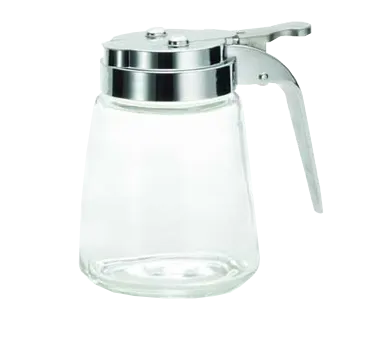 TableCraft Products 1371CP Glass Syrup Dispenser, 12 oz, Chrome Plated ABS Top, Fits Rack 1370R
