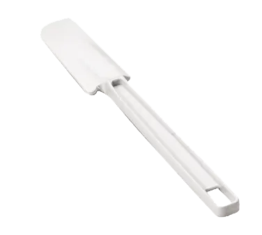 TableCraft Products 1500 - 9.5" White Rubber Spatula, BPA Free, Dishwasher Safe, Kitchen Utensil