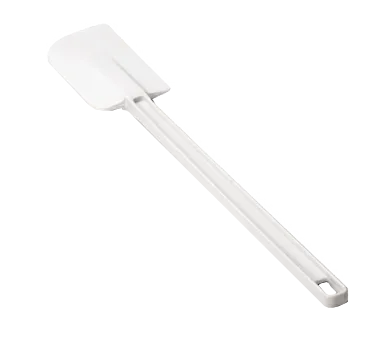 TableCraft Products 1516 - 16" White Rubber Spatula, Heat‑Resistant 140°F, BPA‑Free, Kitchen Utensil