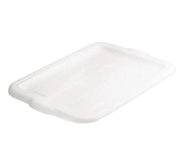 TableCraft Products 1531N - White Polypropylene Food Storage Cover, Fits 15" x 21" Containers