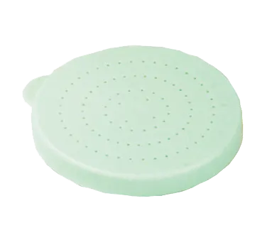 TableCraft Products 166BT - Green Perforated Dredge Lid, Universal Poly Snap‑Tight Cheese Shaker