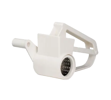 TableCraft Products 174 Rotary Grater - 5-1/4" x 3-3/4" x 7" White, Stainless Drum, Plastic