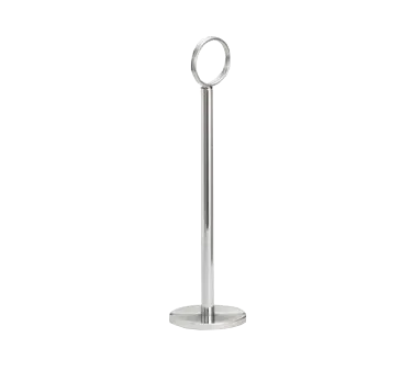 TableCraft 1908 Menu Card Holder/Number Stand, 10-12" Height, 1-4" Width, Chrome Plated Base