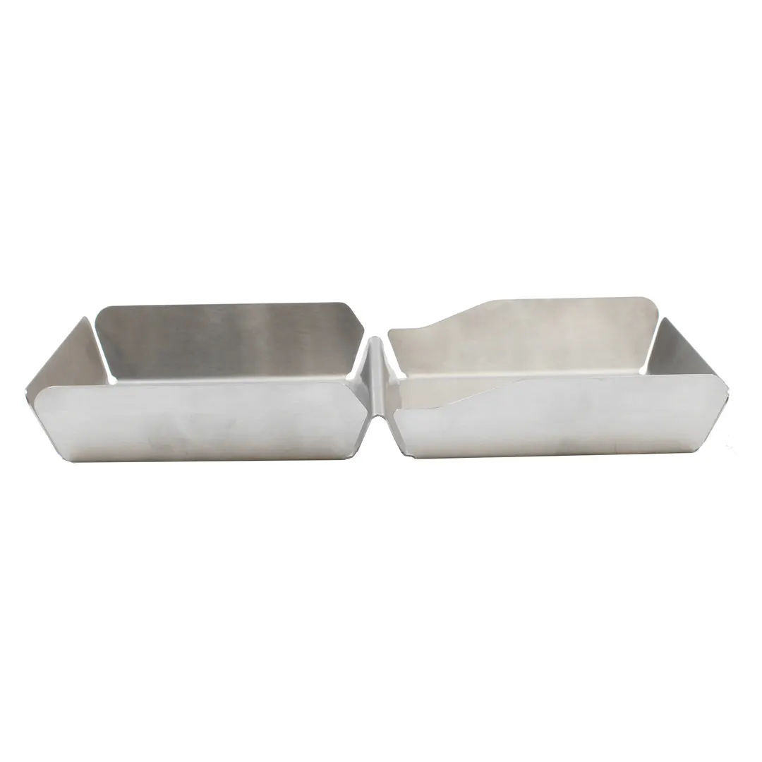 TableCraft Products 20003 - Stainless Steel Serving Dish, 11 5/8" x 6 1/4" x 1 1/2", 12‑oz Compartments