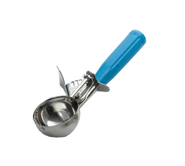TableCraft Products 2116 – Size 16 Ice Cream Disher 2‑3/8 oz Thumb Press 18/8 Stainless Steel Blue