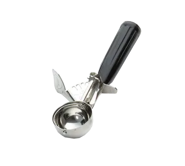 TableCraft 2130 - 30# Thumb Press Ice Cream Disher, 1.25 oz, 7.875" x 3.25" x 1.5", Steel, Black