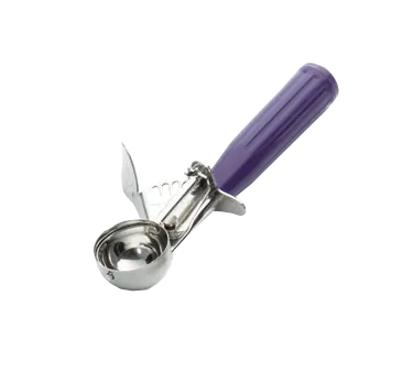 TableCraft 2140 - 40 Ice Cream Disher, 7/8 oz, Stainless Steel, Purple Handle, 7.625"x3.125"x1.625"