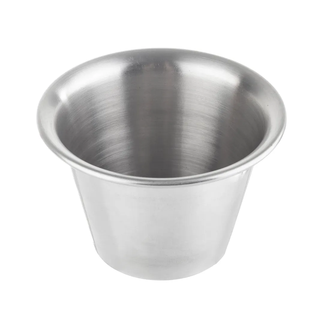 TableCraft Products 240010 - 3 oz Sauce Cup, 2.625" Dia x 1.625" H, Stainless Steel, Finish