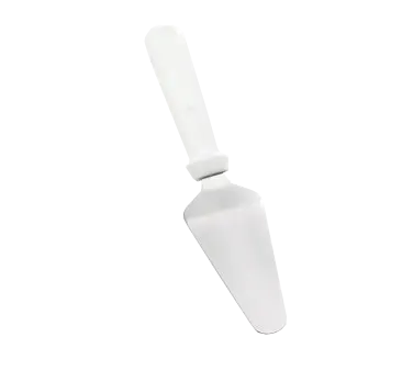 TableCraft Products 242W Pie & Cake Server, 11" Stainless Steel Blade, White ABS Handle