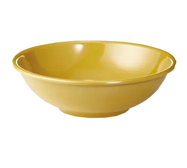 TableCraft 252M Tan 12 oz Melamine Round Bowl, 5-3/4" Dia x 1-3/4" H, Dishwasher‑Safe, 212°F