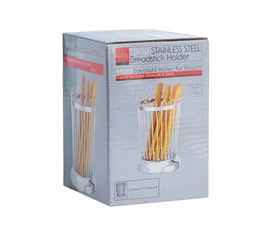 TableCraft Products 258 Bread Basket – 3-3/4" dia. x 5-3/8" H, 18/8 stainless steel, hand wash only