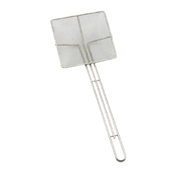 TableCraft Products 2677 Skimmer, 6-1/2" x 6-1/2" Fine Mesh, Nickel Plated, 20"L