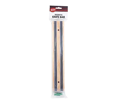 TableCraft 2912W Magnetic Knife Holder – 12" Wood, Wall/Counter Mount, Cash & Carry, Hand Wash Only