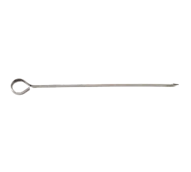 TableCraft Products 310 Metal Skewer - 10"-12" Oval Stainless Steel, Dishwasher Safe