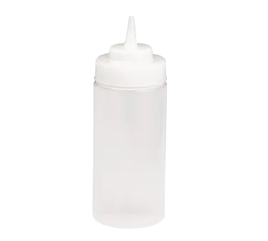 TableCraft 31763C - 16 oz Squeeze Bottle, Polyethylene, 63" Opening, Dishwasher Safe - 1/Each