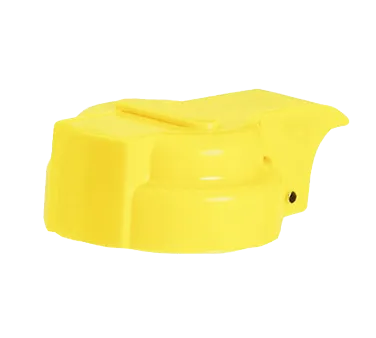 TableCraft Products 3248YT Option Dispenser Top, Yellow, Dishwasher Safe, Fits PP32/PP48/PP64, Poly