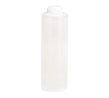 TableCraft 325-1 24oz Squeeze Bottle 38mm Tip Polyethylene PerfectFlex Dishwasher Safe - 12/Case