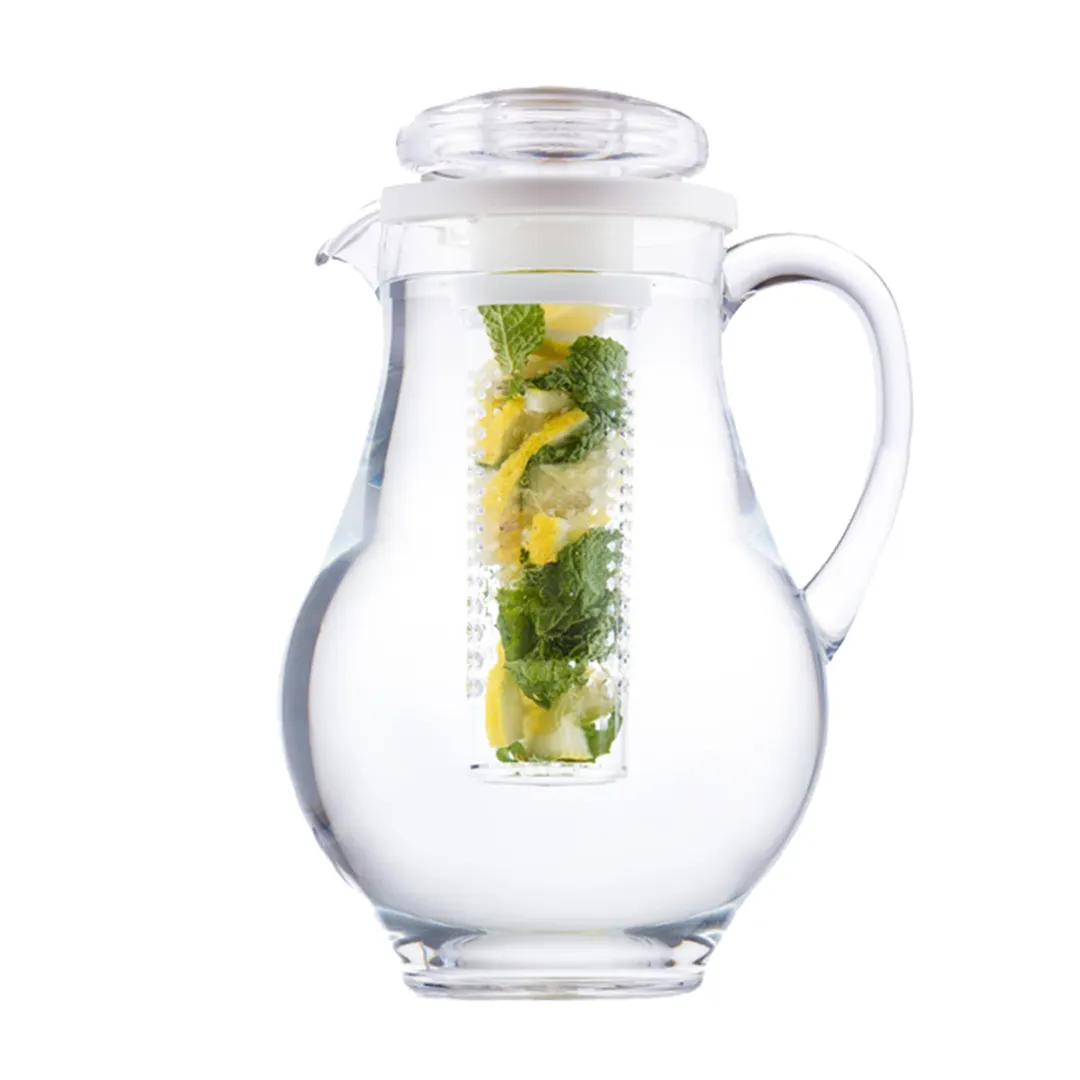 TableCraft Products 328T Lid - Ice Core Pitcher, Dishwasher Safe, Fits 328 & 328FIN, 2-Piece Plastic