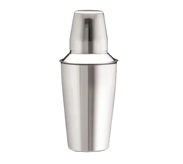 TableCraft Products 377 - 28oz Stainless Steel 3-Piece Cocktail Shaker Set Strainer & Cap - 3/Set