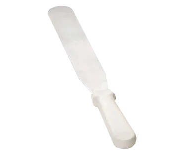 TableCraft Products 4210 Icing Spatula, 10" Stainless Steel Blade, White ABS Handle
