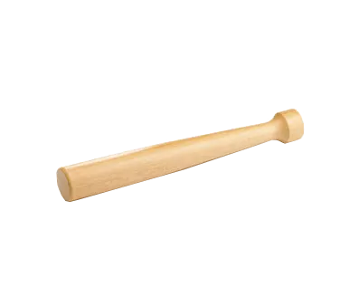 TableCraft Products 4256 - 8" Natural Wood Muddler, Hand Wash Only, Bar Utensils