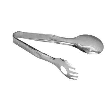 TableCraft Products 4402 - 8-3/4" Stainless Steel Serving Tongs, Dishwasher Safe, 8-9" Length