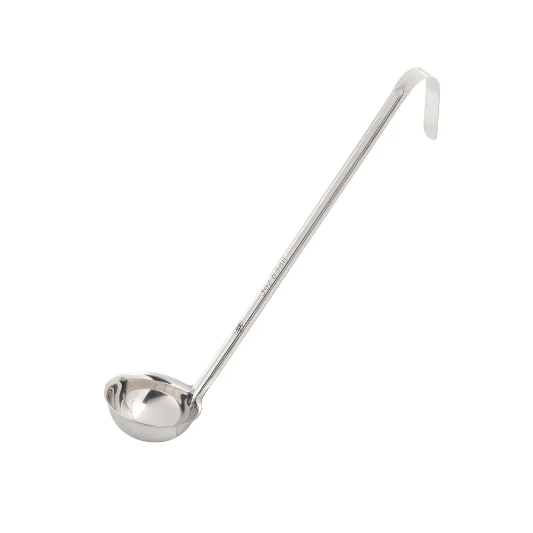 TableCraft Products 4703 - 3 Oz Stainless Steel Ladle, 14", 12" Handle, 1‑Piece, 2‑5 Oz