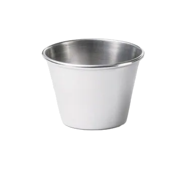 TableCraft Products 5067 - Stainless Steel Ramekin Sauce Cup, 2 oz Capacity, Dishwasher Safe